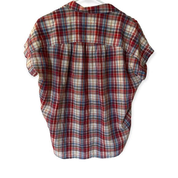 Madewell Plaid Blouse - Picture 4 of 6